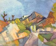 August Macke, Felsige Landschaft